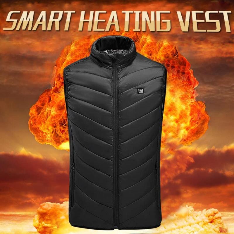 Heated Vest for Men Women Smart Lightweight Electric Heating Vest Winter Warming Slim Fit Vest