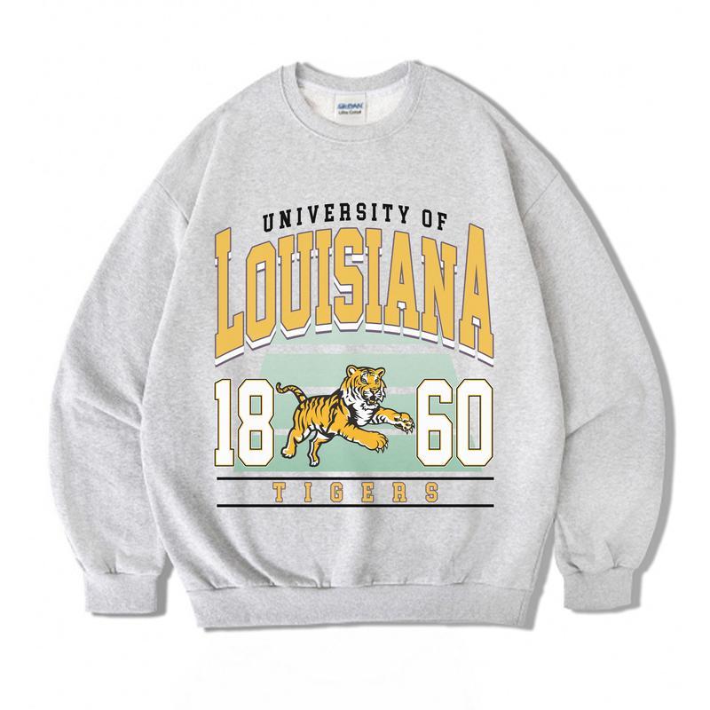 Retro NCAA All University Football Sweatshirt, Sport Crewneck for Mens, for Womens, Ash Color Fall Sweaters, MV Sweatshirt