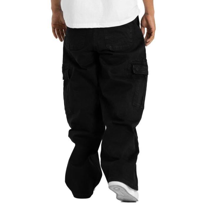 Pro Club Men's Heavyweight Baggy Fit Denim Cargo Pant