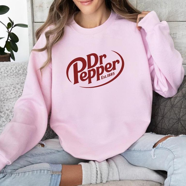 Dr. Pepper T-shirt Sweatshirt, Dr Pepper Lover Shirt, Dr Pepper Gift, Gift For Girlfriend, Sweatshirt, T-shirt, Hoodie, Full Colors, Full Sizes, Gift For Men, Gift For Women, Printed In The USA Menswear Sweaters Tops Underwear