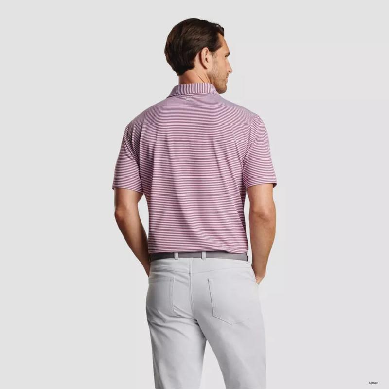 Peter Millar Cedar Performance Polo Shirt Stay Stylish and Comfortable with Tropical