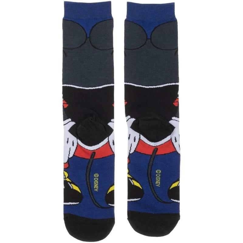 Kingdom Hearts Mickey Mouse Video Game Socks Sublimated 360 Adult Crew Socks