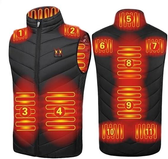 Heated Vest for Men Women Smart Lightweight Electric Heating Vest Winter Warming Slim Fit Vest