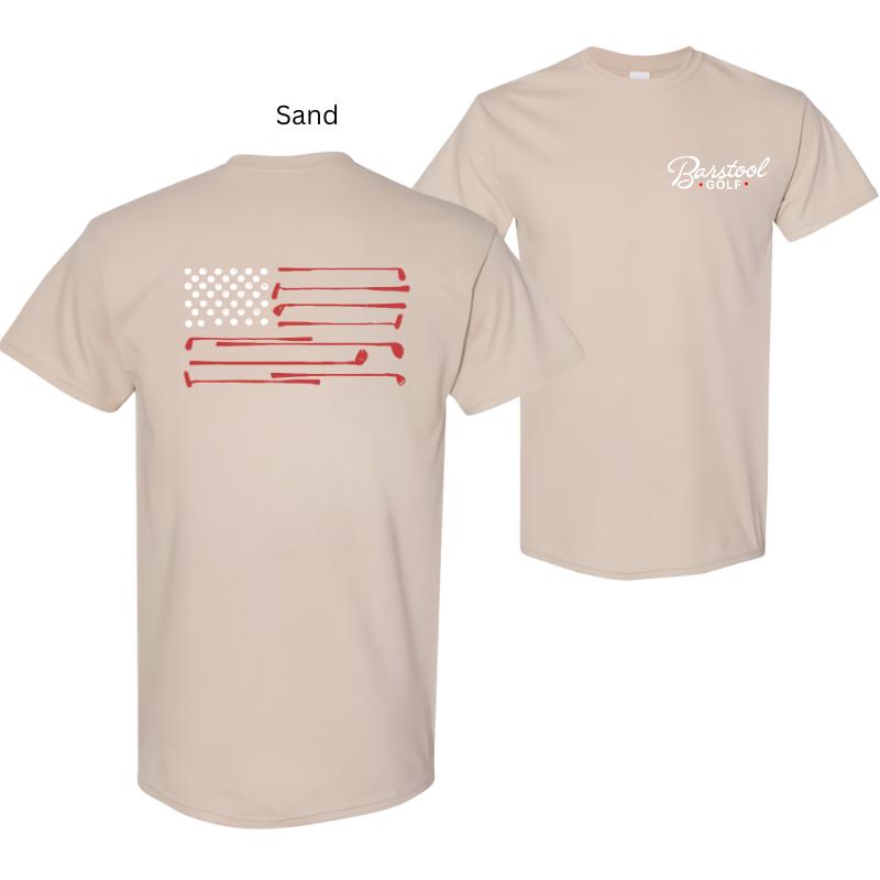 Barstool Golf American Flag Hoodie & T-Shirt Set – Patriotic Golf-Themed Apparel