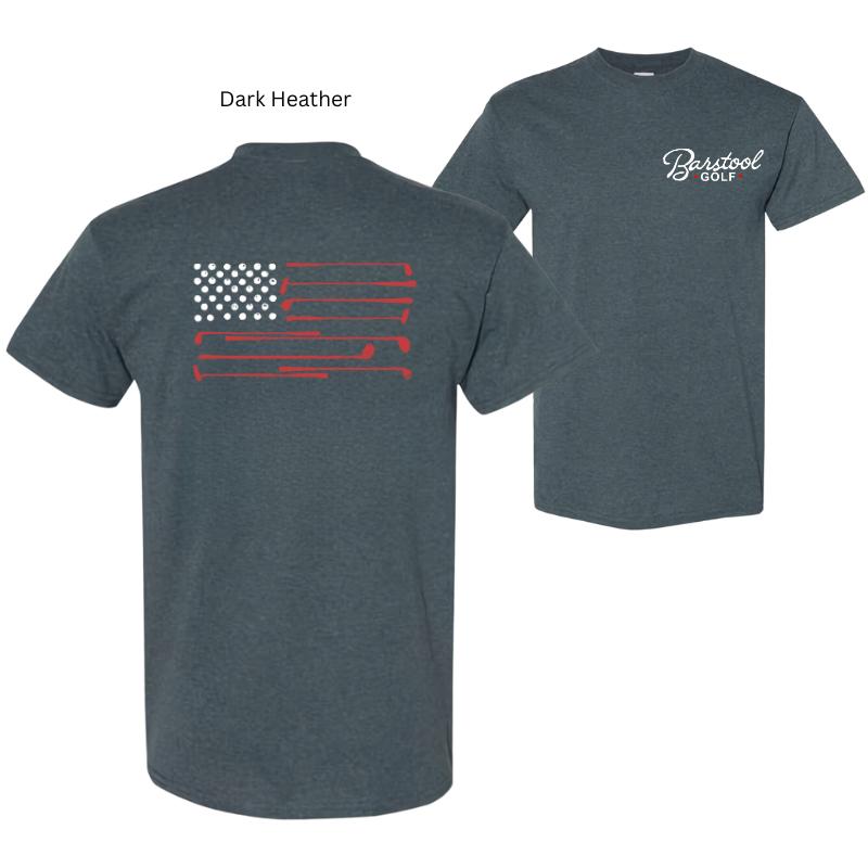 Barstool Golf American Flag Hoodie & T-Shirt Set – Patriotic Golf-Themed Apparel