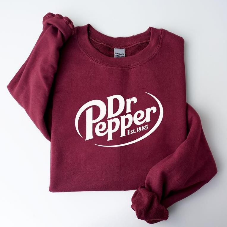 Dr. Pepper T-shirt Sweatshirt, Dr Pepper Lover Shirt, Dr Pepper Gift, Gift For Girlfriend, Sweatshirt, T-shirt, Hoodie, Full Colors, Full Sizes, Gift For Men, Gift For Women, Printed In The USA Menswear Sweaters Tops Underwear