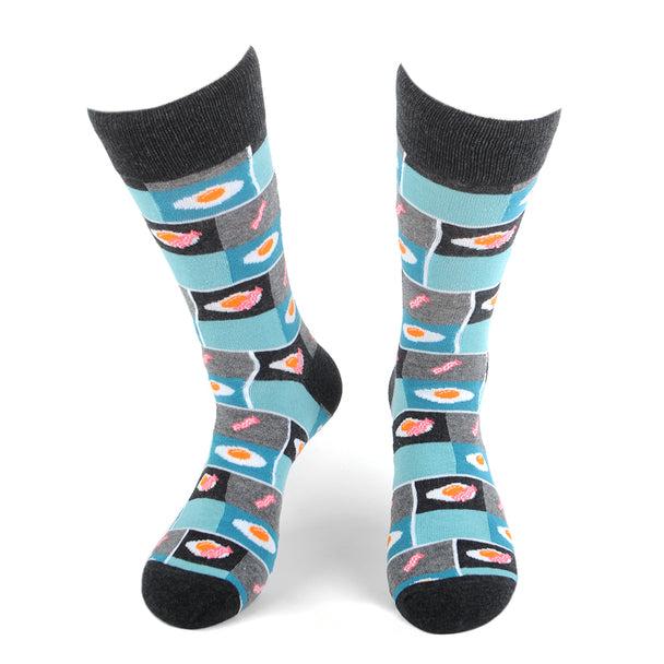 Men's Socks - Bacon & Egg Novelty Socks