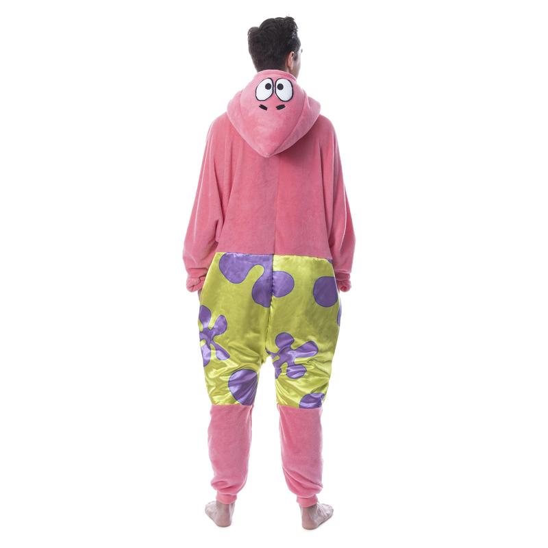 Nickelodeon Mens' SpongeBob SquarePants Patrick Star Sleep Union Suit