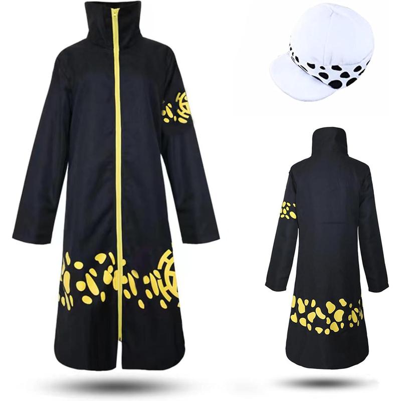 Anime Cosplay Costume Cloak Hat Surgeon Uniform Coat Halloween Costumes for Men