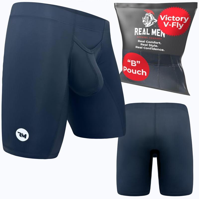 Real Men Pouch Brief Nylon 9 Inch Inseam Menswear Sexy  Underwear Ice Silk Big Clothes Straight Stretchy Sun Sweat Human