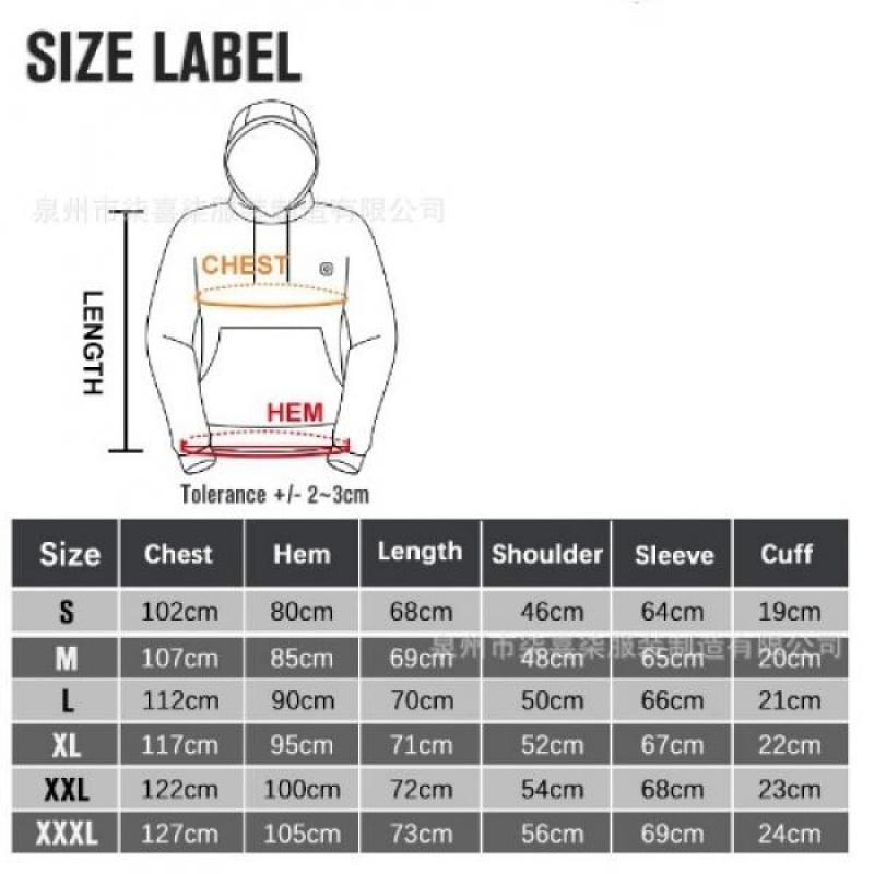 Hooded Heating Sweater Heating Clothes Men's USB Heating Sweater Thermal Outdoor Leisure Clothing Electric Heating