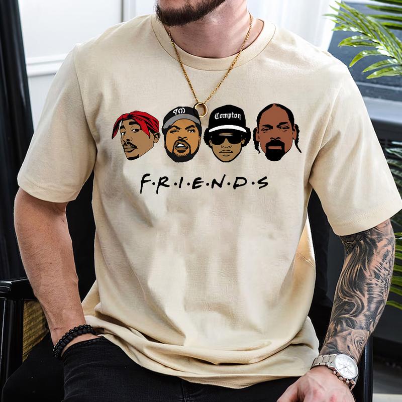 Friends Shirt, Hip Hop Shirt, Funny Rap Shirt, Biggie Shirt Ice Cube Shirt,90s Rap Shirt, 90s Rap Music Shirt, Unisex T-Shirt, Gifts For Fan, Short Sleeve Tee Shirt, Gifts For Birthday