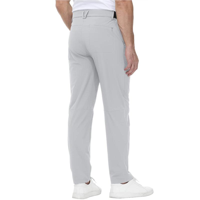 GOPUNE Mens Stretch Golf Pants Lightweight Quick Dry Casual Work Pant with 3 Pockets