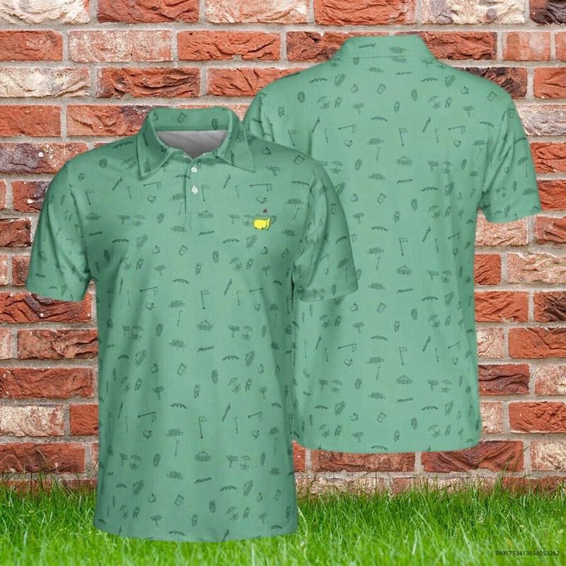 Masters Golf 2023 All Over Print Polo Shirt - Augusta National Champions - Classic, Fabric