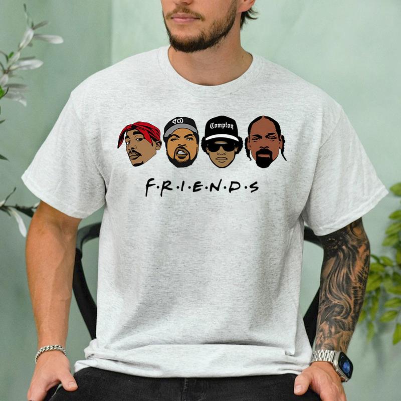 Friends Shirt, Hip Hop Shirt, Funny Rap Shirt, Biggie Shirt Ice Cube Shirt,90s Rap Shirt, 90s Rap Music Shirt, Unisex T-Shirt, Gifts For Fan, Short Sleeve Tee Shirt, Gifts For Birthday