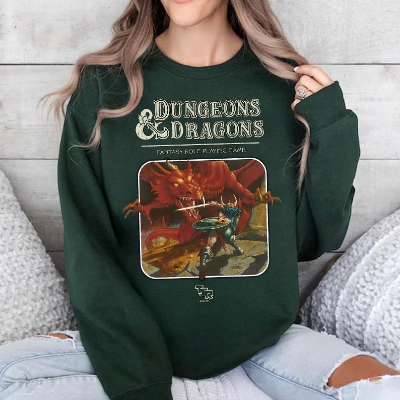 Vintage Dungeons & Dragons 1974 Sweatshirt, DnD Sweatshirt, DnD Shirt, Dungeon Master Sweatshirt