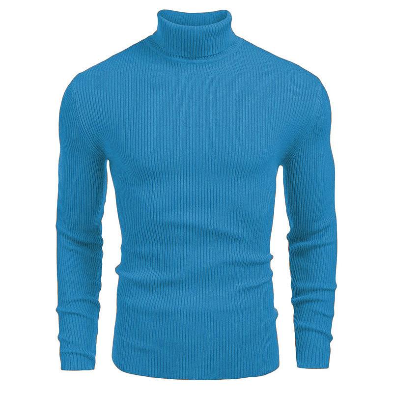 Foreign Trade Men's Knitwear Men's Turtleneck Sweater Autumn and Winter European and American Men's Sweater Long Sleeve Pullover Sweater