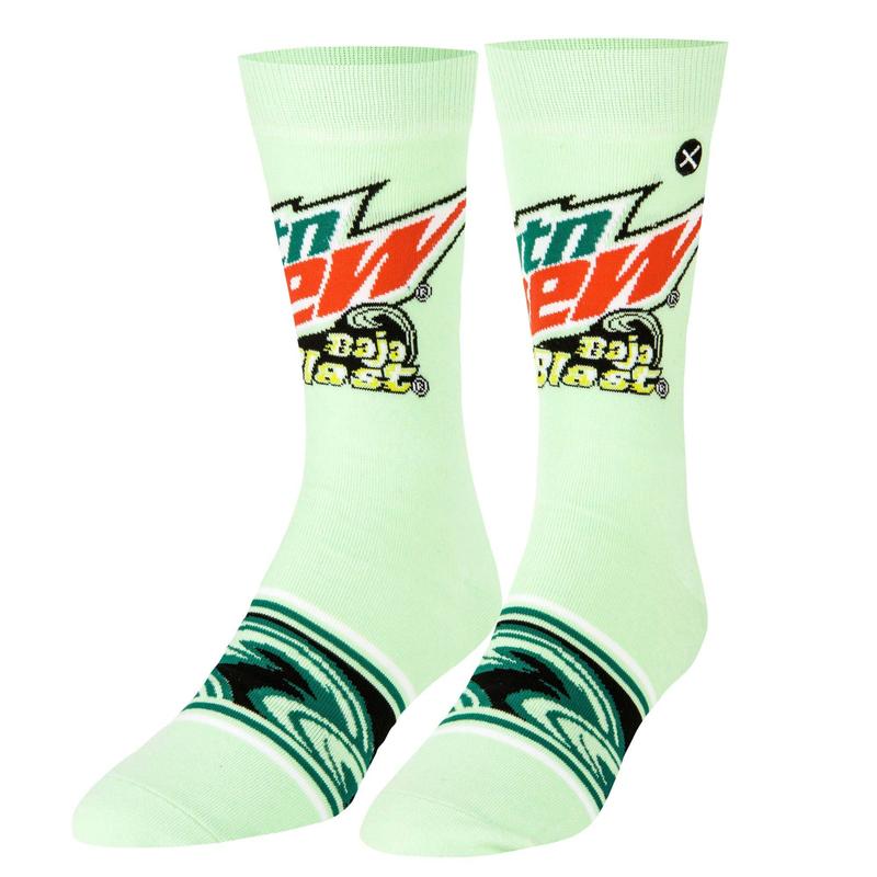 Mountain Dew Baja Blast Men's Crew Socks