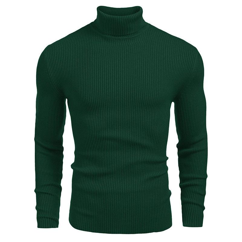 Foreign Trade Men's Knitwear Men's Turtleneck Sweater Autumn and Winter European and American Men's Sweater Long Sleeve Pullover Sweater