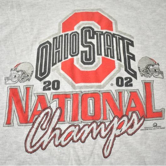 Vintage 2002 Ohio State University National Champs Collegiate Graphic T-Shirt Made In USA, Made In USA, Sportswear, Men's Tshirt, Women's Tshirt