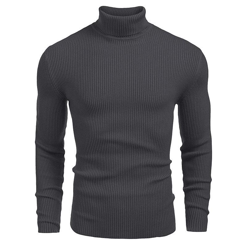 Foreign Trade Men's Knitwear Men's Turtleneck Sweater Autumn and Winter European and American Men's Sweater Long Sleeve Pullover Sweater