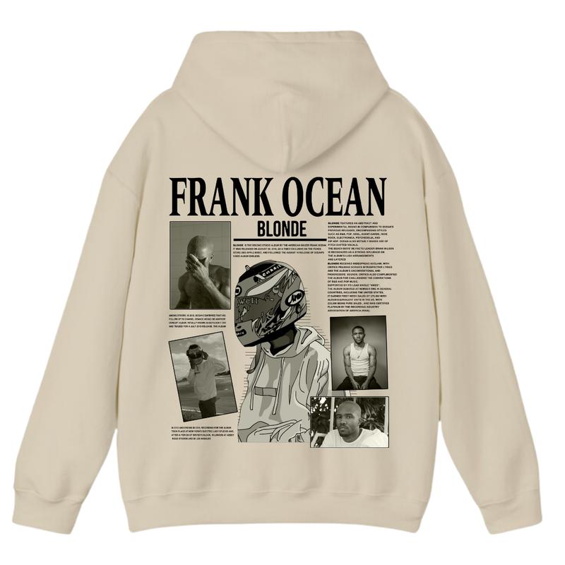 Frank Ocean BLOND Crewneck Sweatshirt T-shirt Hoodie, Y2k Style Menswear T-Shirt Underwear Cotton