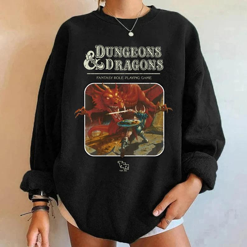 Vintage Dungeons & Dragons 1974 Sweatshirt, DnD Sweatshirt, DnD Shirt, Dungeon Master Sweatshirt