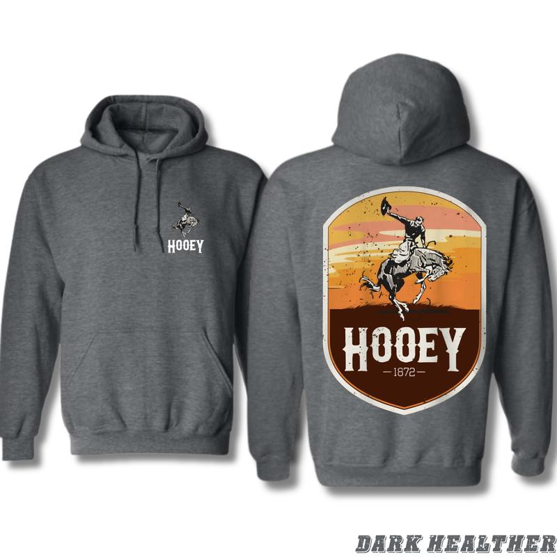 Hooey Hoodie - Classic Western Rodeo Design Featuring Bold Cowboy Graphics, Perfect for Rodeo Enthusiasts and Western Style Fans, Unisex Hoodie for Everyday Comfort and Cowboy Spirit Menswear Sweaters