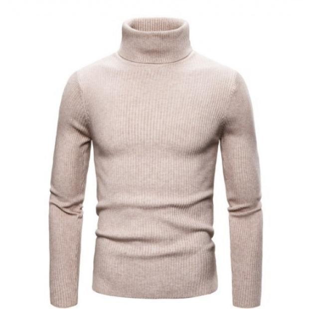 Foreign Trade Men's Knitwear Men's Turtleneck Sweater Autumn and Winter European and American Men's Sweater Long Sleeve Pullover Sweater