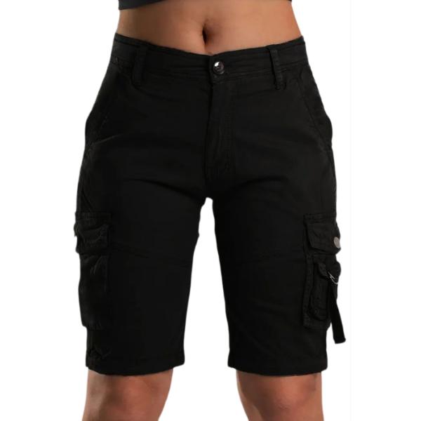 Flap Pocket Design Bermuda Cargo Shorts