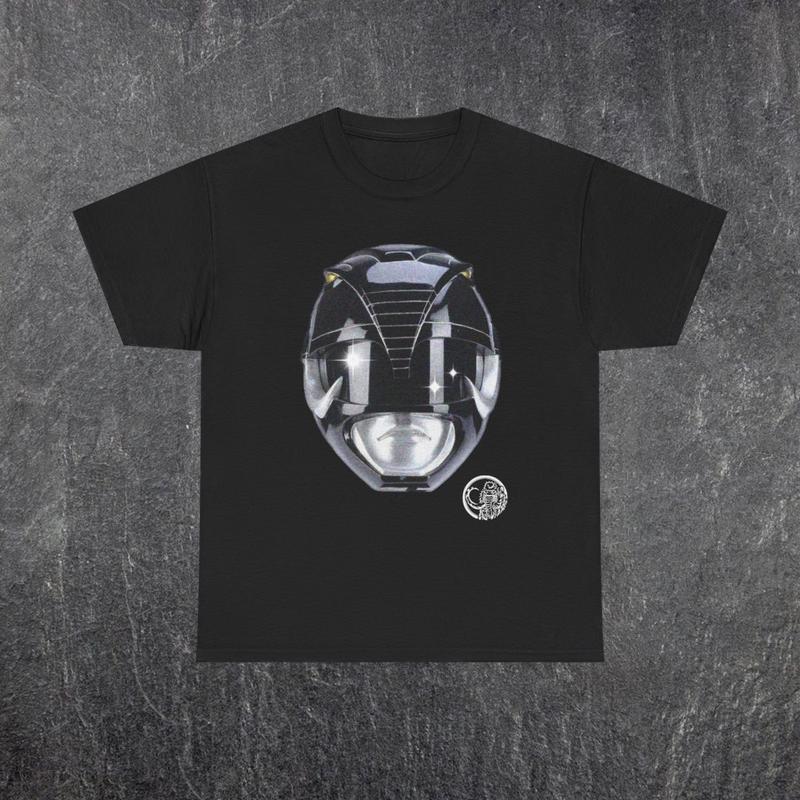 Black Power Ranger MMPR Tee Casual Classic