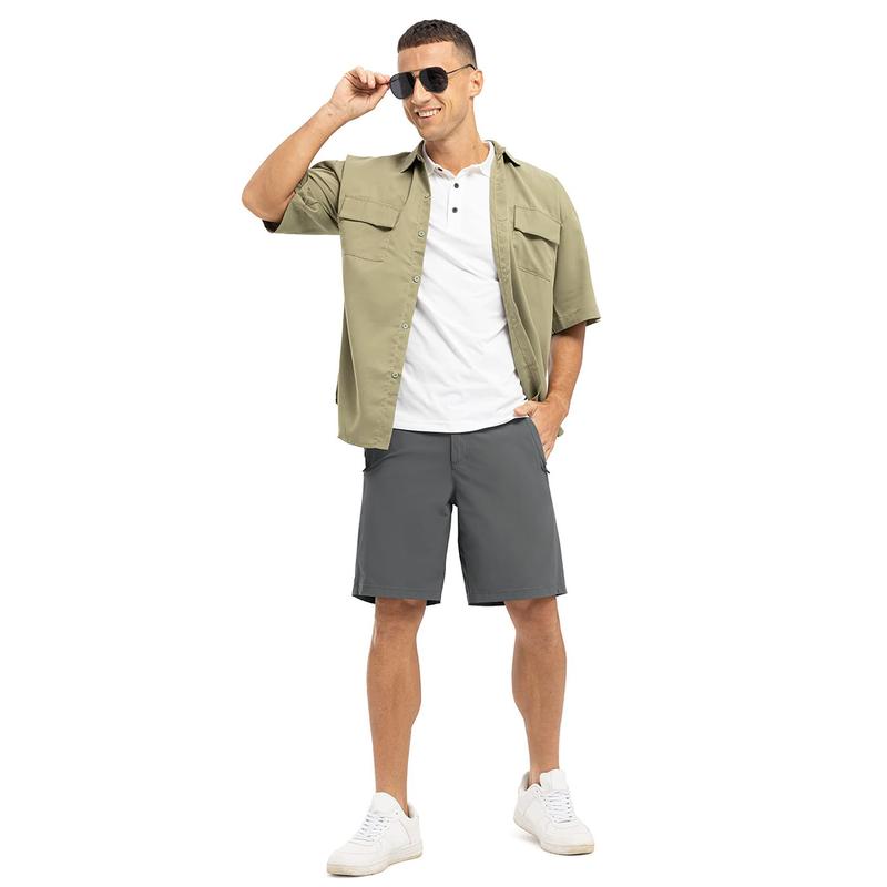 TBMPOY Men's Stretch Quick Dry Casual Work Golf Shorts