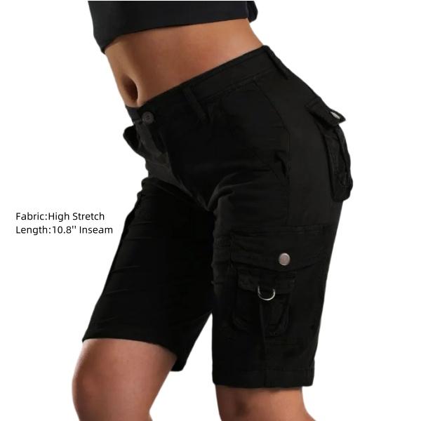 Flap Pocket Design Bermuda Cargo Shorts