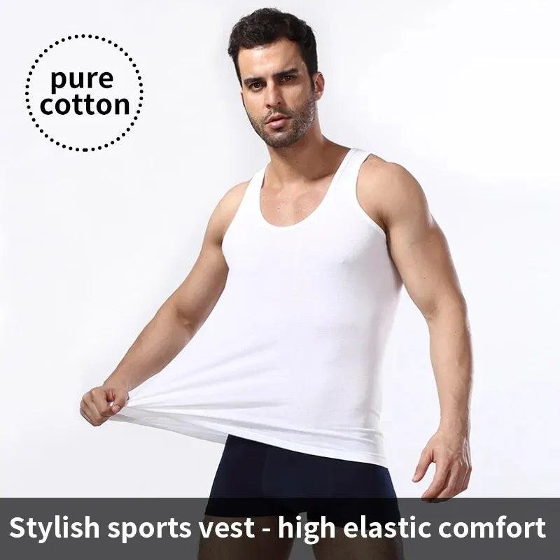 Summer Sale 3pcs Men's Tank Top MEN'S Wear 100% Cotton