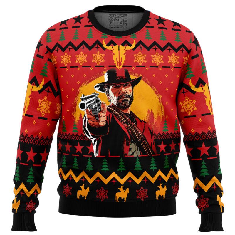 Arthur Morgan Red Dead Redemption Ugly Christmas Sweater