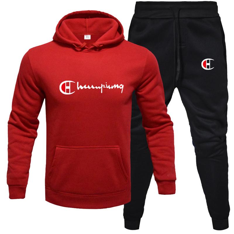 2024 Autumn New print Men's Women Fashion Casual Tracksuits Outdoor Fitness Jogging Hooded Sets Sports Luxury Hoodie+Pants Suit