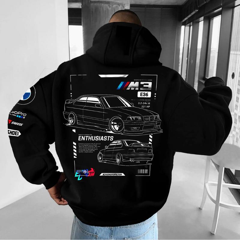 Classsic Bimmer M3 E36 Hoodie, Unisex, Menswear, Street Racing Shirt, Car Hoodie, Boyfriend Gift