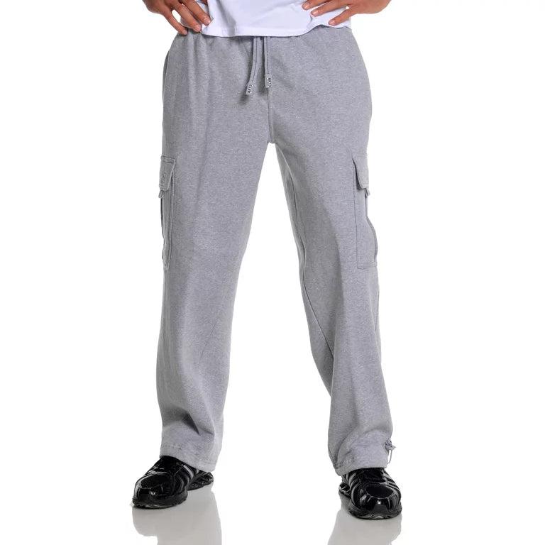 PRO CLUB HEAVYWEIGHT CARGO SWEATPANTS MENSWEAR PROCLUB