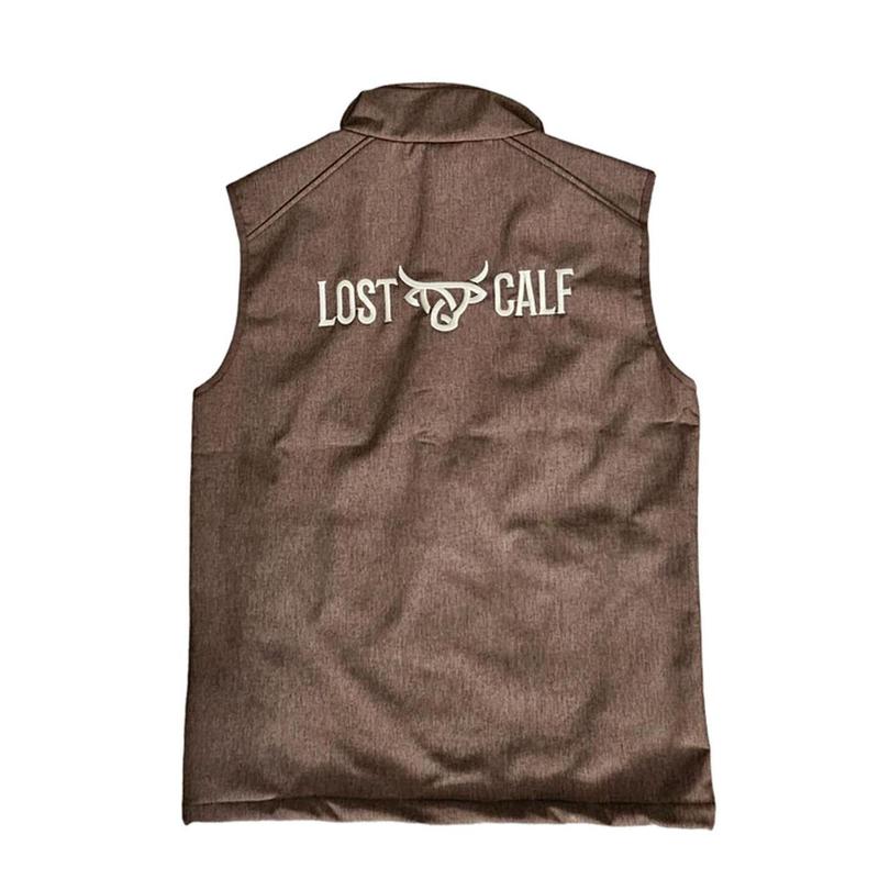 Lost Calf Vest Men's Heather Brown - LCVHB