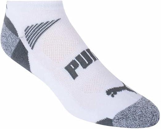 PUMA Men's No Show Socks - 10 Pairs (White Shoe Sz 6-12) Casual Sports