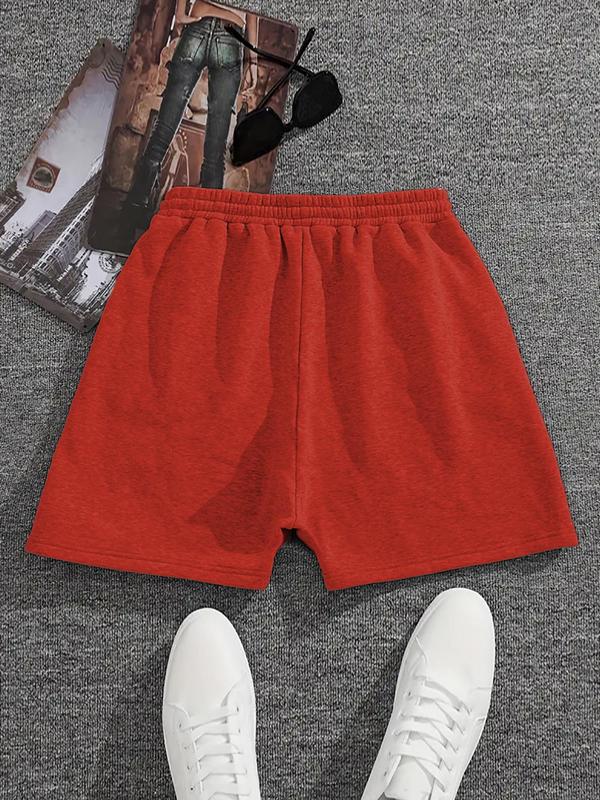 Men's Summer 2024 Loose Thin Solid Slim Elastic Drawstring Pocket Shorts, Casual Loose Sweat Shorts, Slant Pocket Track Shorts, Athletic Running Gym Workout Shorts, Going Out Outfits, Men Clothing, Boyfriend Gifts Menswear Musical