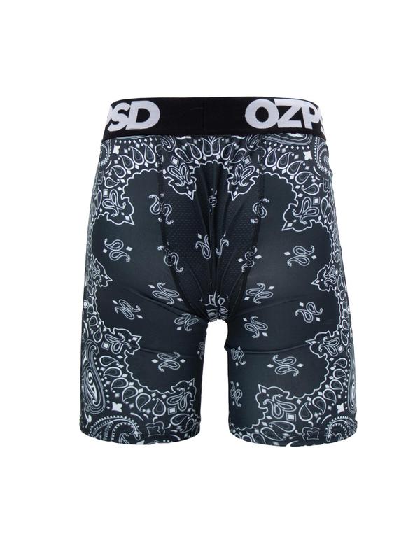 Men's All Over Print Boxer Brief, Breathable Comfortable Underwear for Daily Wear, Casual Men's Underwear for All Seasons