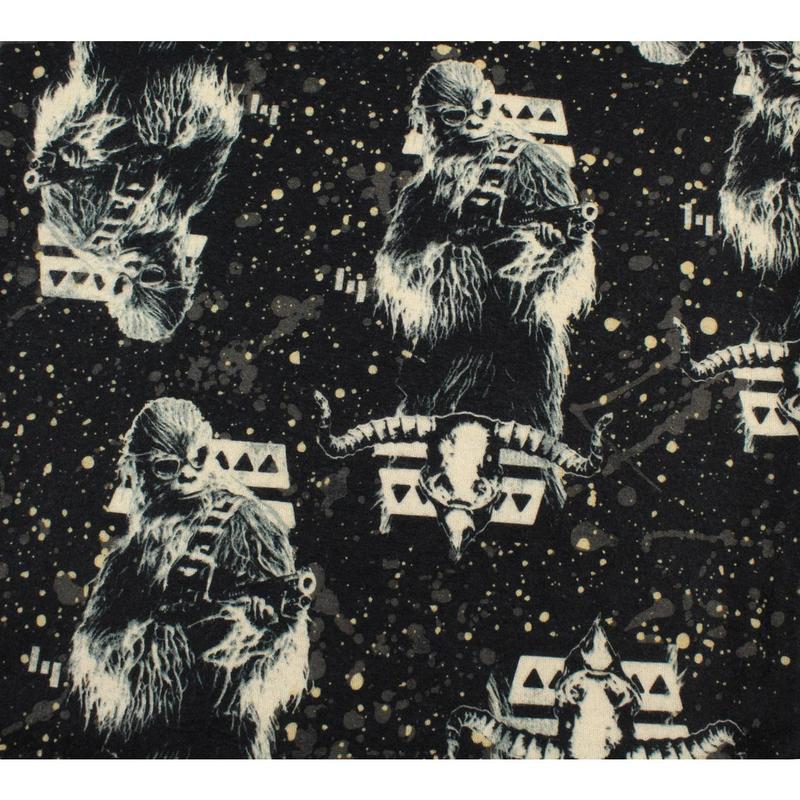 Star Wars Mens' Chewbacca Chewy Speckle AOP Pajama Lounge Pants