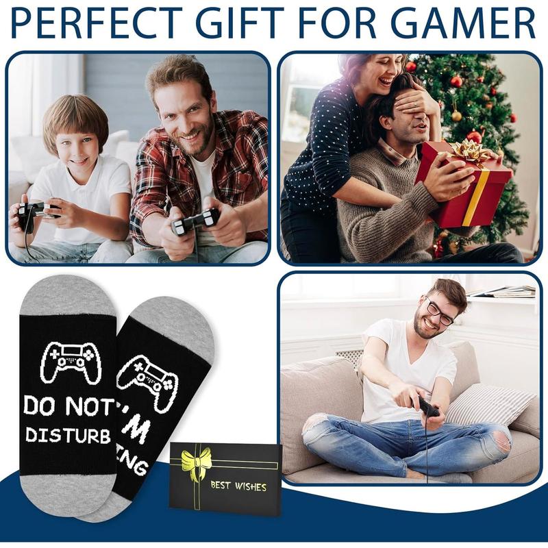 Stocking Stuffers for Men Adults Teens, Christmas Gifts for Teen Boys Birthday Gifts Ideas Gamer Funny  Socks