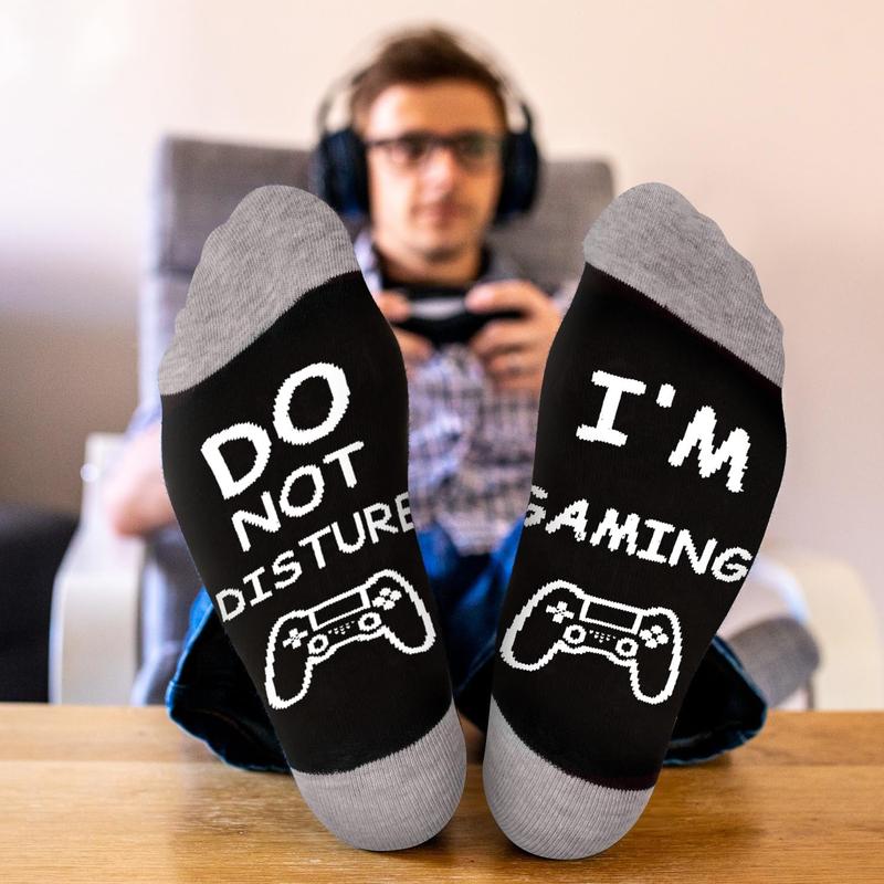 Stocking Stuffers for Men Adults Teens, Christmas Gifts for Teen Boys Birthday Gifts Ideas Gamer Funny  Socks