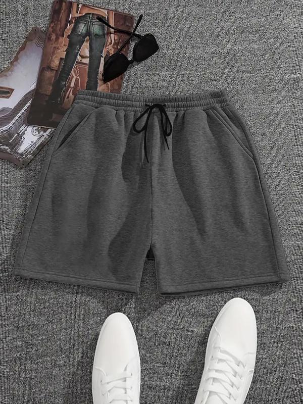 Men's Summer 2024 Loose Thin Solid Slim Elastic Drawstring Pocket Shorts, Casual Loose Sweat Shorts, Slant Pocket Track Shorts, Athletic Running Gym Workout Shorts, Going Out Outfits, Men Clothing, Boyfriend Gifts Menswear Musical