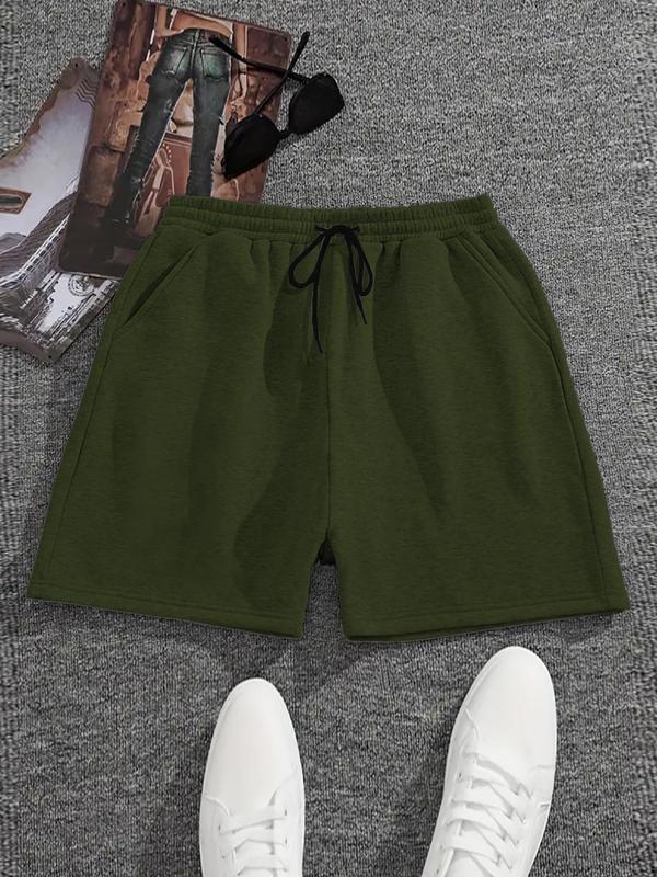 Men's Summer 2024 Loose Thin Solid Slim Elastic Drawstring Pocket Shorts, Casual Loose Sweat Shorts, Slant Pocket Track Shorts, Athletic Running Gym Workout Shorts, Going Out Outfits, Men Clothing, Boyfriend Gifts Menswear Musical