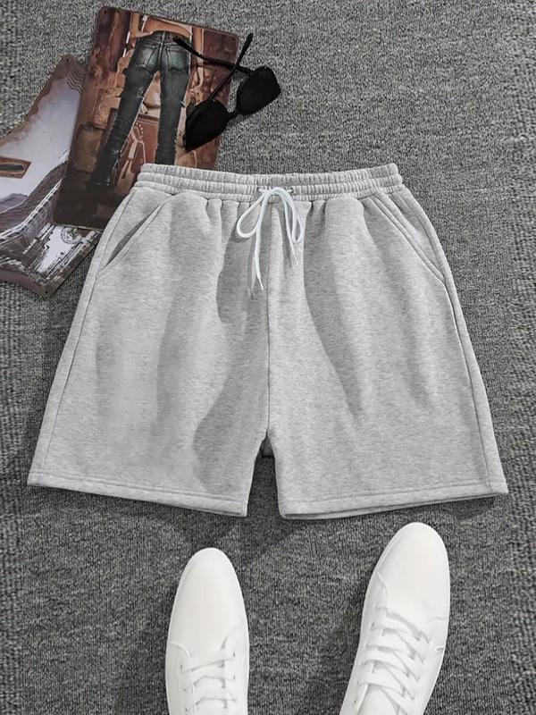 Men's Summer 2024 Loose Thin Solid Slim Elastic Drawstring Pocket Shorts, Casual Loose Sweat Shorts, Slant Pocket Track Shorts, Athletic Running Gym Workout Shorts, Going Out Outfits, Men Clothing, Boyfriend Gifts Menswear Musical