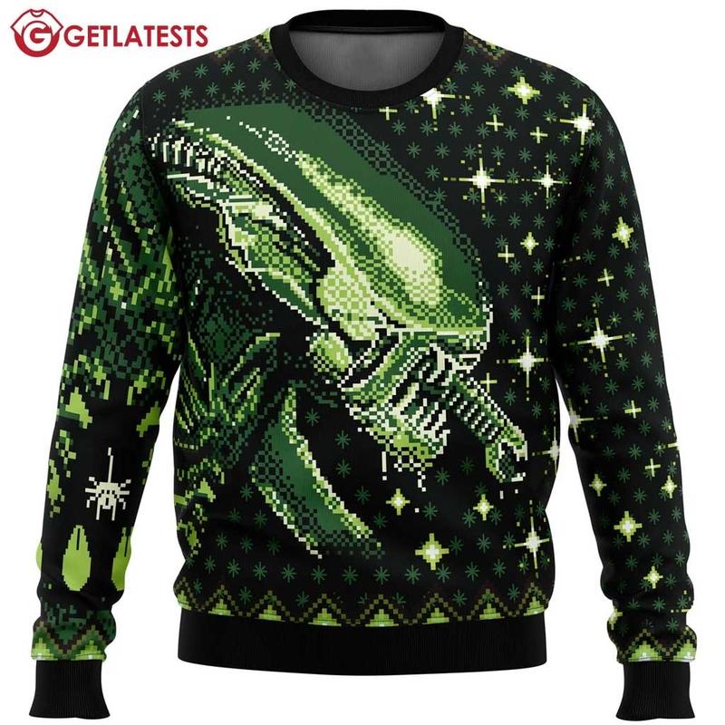 Alien Xenomorph Alien 1979 Movie Ugly Christmas Sweater