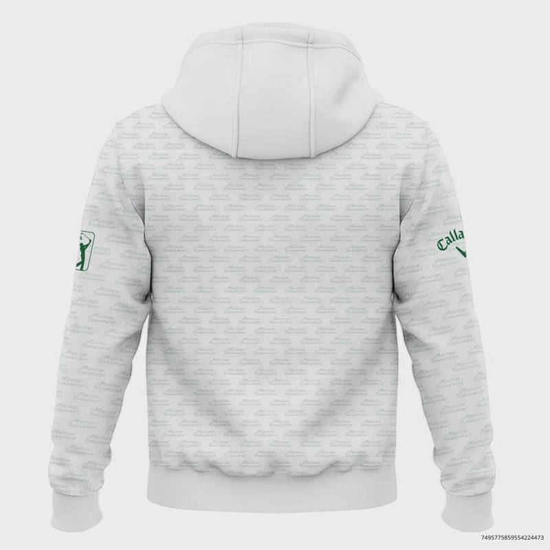 Masters Tournament Golf Callaway Hoodie Shirt Logo Text Pattern White Green Golf Sports All Over Print Hoodie Shirt